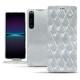 Capa em pele Sony Xperia 1 IV - Platinium - Couture