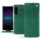 Capa em pele Sony Xperia 1 IV - Crocodile pino