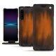 Housse cuir Sony Xperia 1 IV - Marron Patine