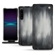 Custodia in pelle Sony Xperia 1 IV - Gris Patine