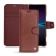 Funda de piel Sony Xperia 1 IV - Passion vintage ( Pantone #591d16 ) 