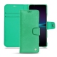 Funda de piel Sony Xperia 1 IV - Menthe vintage ( Pantone #37b375 ) 