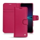 Sony Xperia 1 IV leather case - Rose fluo