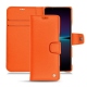 Capa em pele Sony Xperia 1 IV - Orange fluo