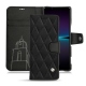 Capa em pele Sony Xperia 1 IV - Negre poudro - Couture