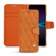 Custodia in pelle Sony Xperia 1 IV - Mandarine vintage - Couture