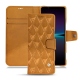 Funda de piel Sony Xperia 1 IV - Or Maïa - Couture