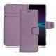 Custodia in pelle Sony Xperia 1 IV - Lilas PU