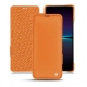 Sony Xperia 1 IV leather case - Orange ( Nappa - Pantone #ff9351 ) 