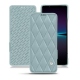 Capa em pele Sony Xperia 1 IV - Bleu ciel - Couture ( Nappa - Pantone #abcae9 ) 