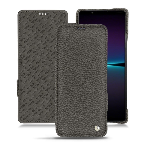 适用于索尼Xperia 1 IV的高品质皮套Anthracite ( Pantone #41403c ) 