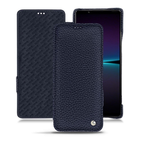 Housse en cuir de haute qualité pour Sony Xperia 1 IVCobalt ( Pantone #2b253f ) 