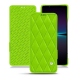 가죽 커버 Sony Xperia 1 IV - Vert fluo - Couture