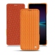 Custodia in pelle Sony Xperia 1 IV - Abaca arancio