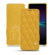 Housse cuir Sony Xperia 1 IV - Jaune soulèu - Couture