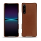 Lederschutzhülle Sony Xperia 1 IV - Marron ( Nappa - Pantone #8B4720 ) 