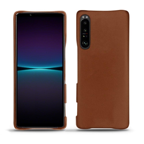 Funda de cuero premium para Sony Xperia 1 IVMarron ( Nappa - Pantone #8B4720 ) 