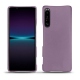 Coque cuir Sony Xperia 1 IV - Lilas ( Nappa - Pantone #b9a3e3 ) 