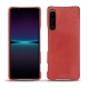Funda de piel Sony Xperia 1 IV - Cerise vintage ( Pantone #a6302e ) 