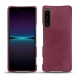 Coque cuir Sony Xperia 1 IV - Prune vintage ( Pantone #612434 ) 