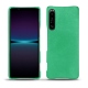 Custodia in pelle Sony Xperia 1 IV - Menthe vintage ( Pantone #37b375 ) 