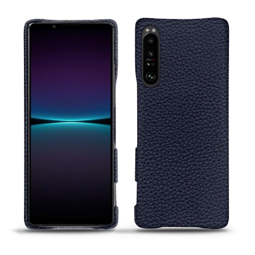 Coque en cuir haut de gamme pour Sony Xperia 1 IVCobalt ( Pantone #2b253f ) 