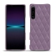 Custodia in pelle Sony Xperia 1 IV - Lilas - Couture ( Nappa - Pantone #b9a3e3 ) 