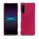 Coque cuir Sony Xperia 1 IV - Rose fluo