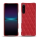 Lederschutzhülle Sony Xperia 1 IV - Rouge troupelenc - Couture