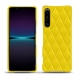 Custodia in pelle Sony Xperia 1 IV - Jaune fluo - Couture
