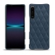 Capa em pele Sony Xperia 1 IV - Jean vintage - Couture