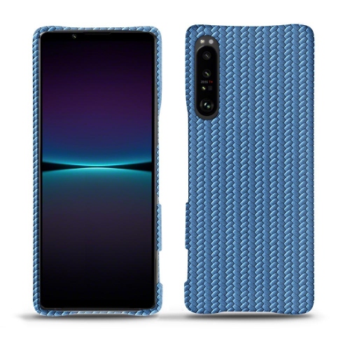Funda de cuero premium para Sony Xperia 1 IVAbaca ishia ( Pantone #395775 ) 
