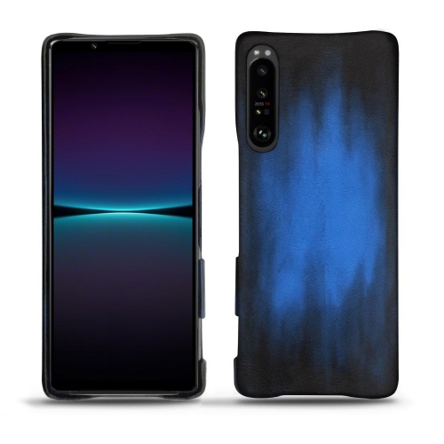 Custodia in pelle premium per Sony Xperia 1 IVBleu Patine