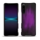 Custodia in pelle Sony Xperia 1 IV - Violet Patine