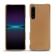 Coque cuir Sony Xperia 1 IV - Beige Veggie