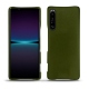 Coque cuir Sony Xperia 1 IV - Vert Veggie