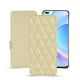 Housse cuir Honor Magic4 Pro - Beige - Couture ( Nappa - Pantone #ceb888 ) 