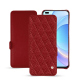 Honor Magic4 Pro leather case - Tomate - Couture ( Pantone #a61715 )