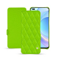 Capa em pele Honor Magic4 Pro - Vert fluo - Couture ( Pantone 808C )