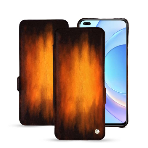 Funda de cuero premium para el Honor Magic4 ProFauve Patine