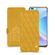 Honor Magic4 Pro leather case - Jaune soulèu - Couture