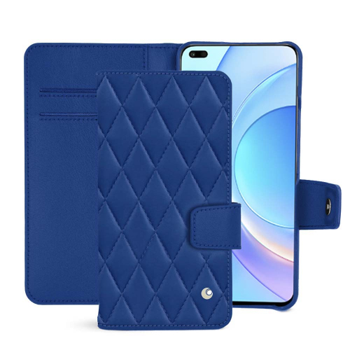 Honor Magic4 Pro: una funda de cuero de alta calidadBleu océan - Couture ( Nappa - Pantone #15458a) 