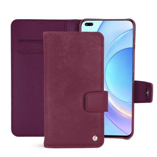 Honor Magic4 Pro: a high-quality leather casePrune vintage ( Pantone #612434 ) 
