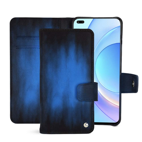 Honor Magic4 Pro: una funda de cuero de alta calidadBleu Patine