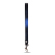 Key ring with strap - Bleu Patine