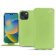 Custodia in pelle Apple iPhone 14 - Vert olive ( Nappa - Pantone #a7c58e ) 