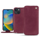 Funda de piel Apple iPhone 14 - Prune vintage ( Pantone #612434 ) 