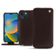 Custodia in pelle Apple iPhone 14 - Marron envoûtant