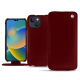 Housse cuir Apple iPhone 14 - Rouge Veggie