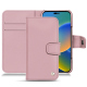 Custodia in pelle Apple iPhone 14 - Rose ( Nappa - Pantone #efbae1 ) 
